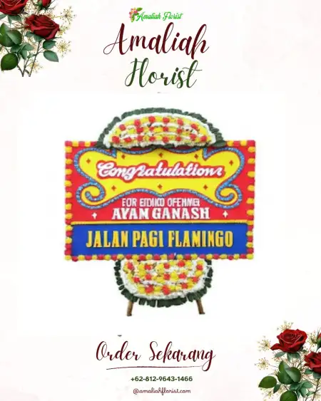 Sewa Papan Bunga Balong Gede